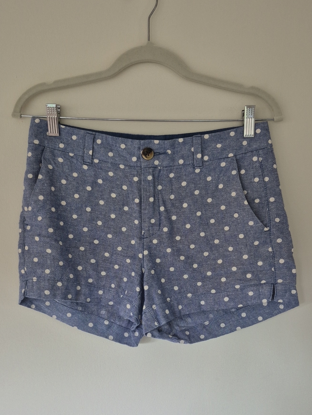 Blue Polka Dot Shorts